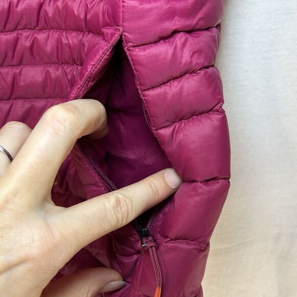Cotopaxi Fuego Ultralight Down Vest Pink Orange Stripe Puffer Women's Size M - Picture 3 of 12